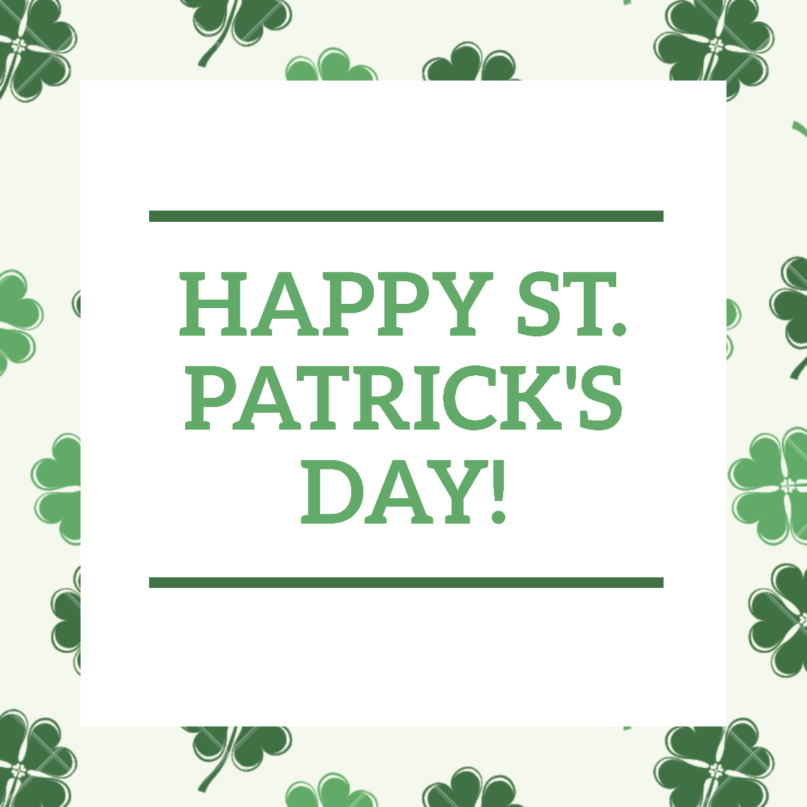Happy St. Patrick’s Day! May your day be filled with luck and happiness! #RushTrucking