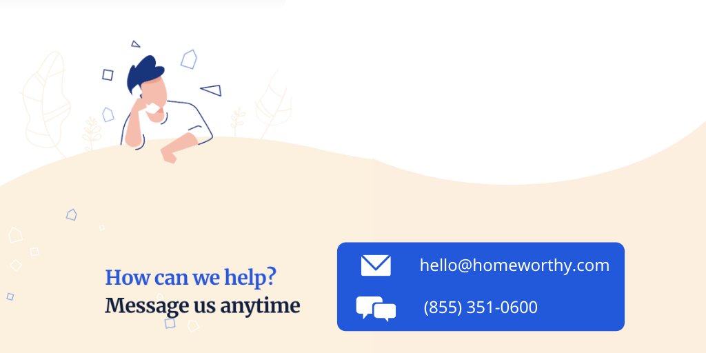 We know you're worried about #COVID19 &amp; w/ spring #realestate season here, home sellers are fearful too. Rest assured that w/ <a href="/homeworthy/">Homeworthy</a> all communications happen via weekly video updates + SMS so you don't have to put yourself at risk. Contact an advisor for more info.