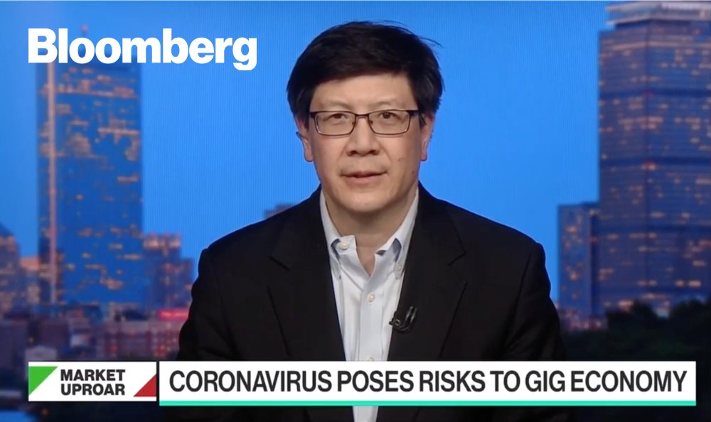 Gig companies are a public health risk in our #coronavirus reality. If they stepped up, offered paid sick leave and benefits, they could make a gig job great and ensure their communities and workers’ health. CEO John Chuang weighs in on <a href="/bloombergtv/">Bloomberg TV</a>: bit.ly/2xMX0ld.