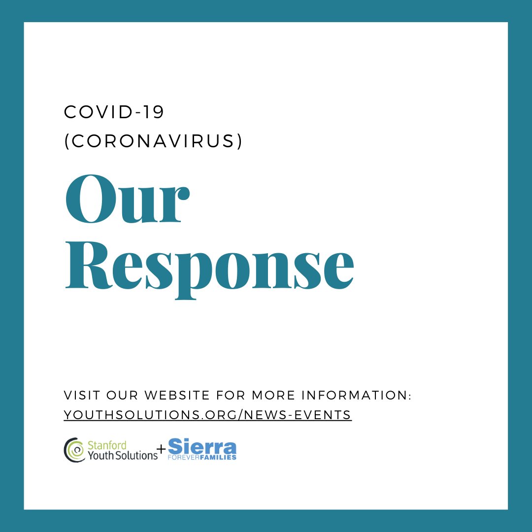 The health and safety of our families, guests, employees, and community is our number one priority. Contact your local Stanford Sierra staff person directly for questions about group gatherings and appointments. Click this link for more information: youthsolutions.org/news/stanford-…