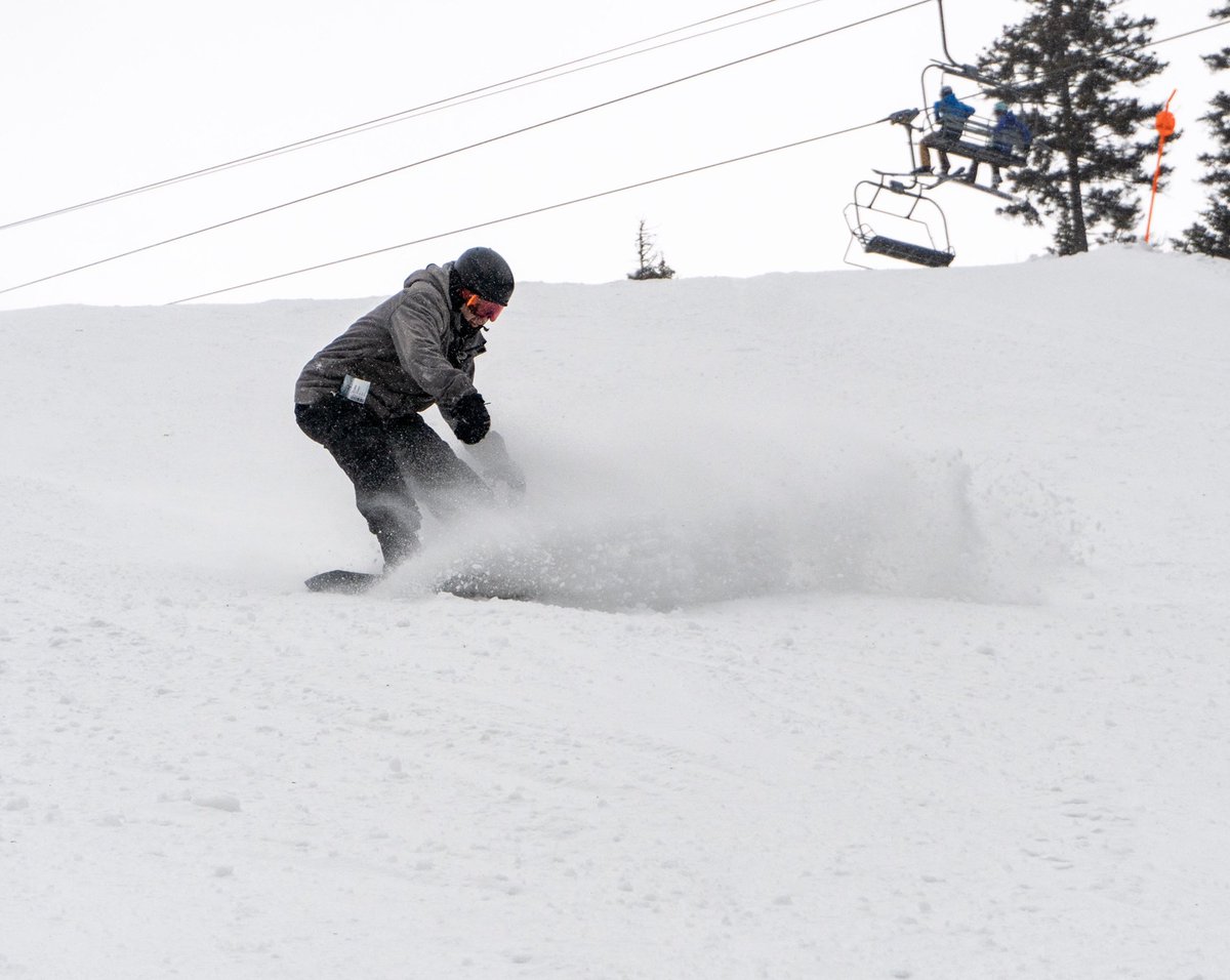 Enjoying some fresh snow today. Bretton Woods is open with limited skier services. Get the latest updates on our snow report: brettonwoods.com/snowreport.