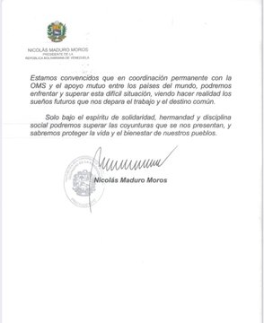 TVVnoticias's tweet photo. #17Mar Nicolás Maduro ha solicitado formalmente al Fondo Monetario Internacional un financiamiento por 5 mil millones de dólares "para fortalecer las capacidades de respuesta del sistema de salud" para contener la propagación del COVID-19. #TVVNoticias #TVV https://t.co/7TNTkZKKfP
