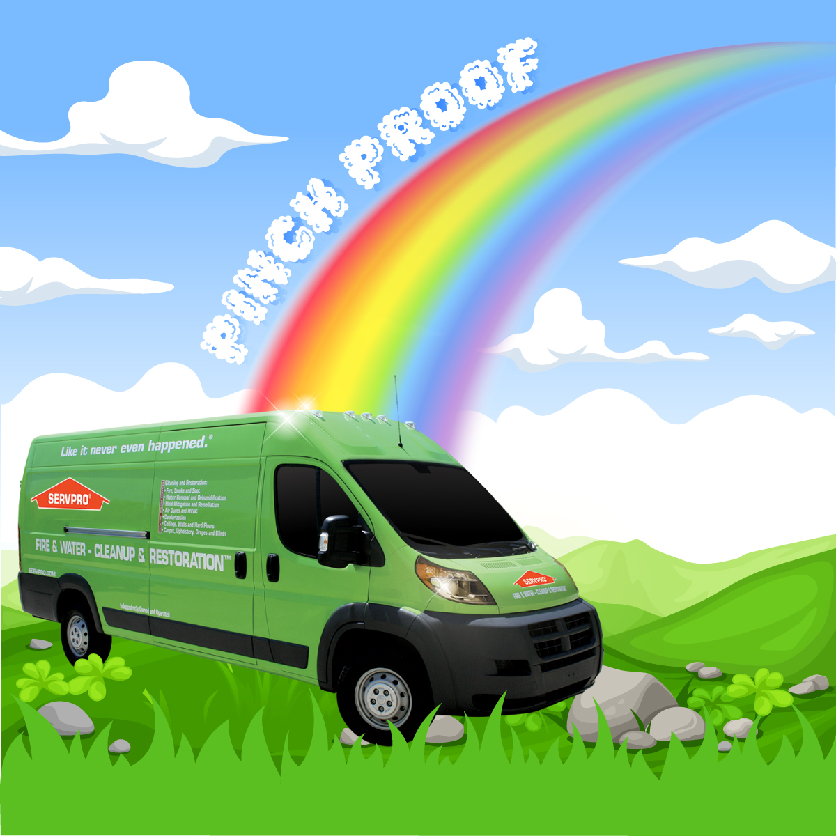 We're pinch-proof in our SERVPRO green. Happy St. Patrick's Day!