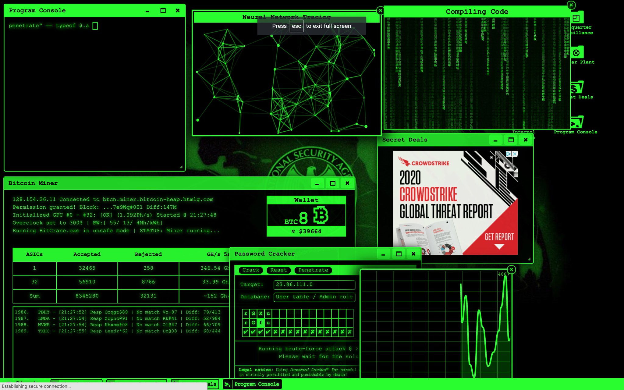 Hasan Basri AKIRMAK・アキラマキ (白い川) on X: I learned this prank site from my son. Fantastic :) #hacker #prank # simulator / X
