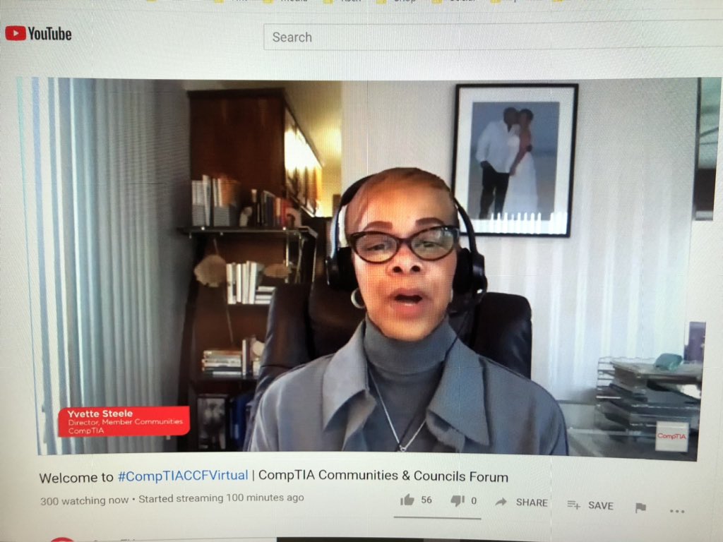 Digital_KStewt's tweet photo. Enjoying an excellent virtual event #CompTIACCFVirtual with our great community leader @YvetteGsteele 🙌🏼. Great content👍 https://t.co/rlIQbxDVR7