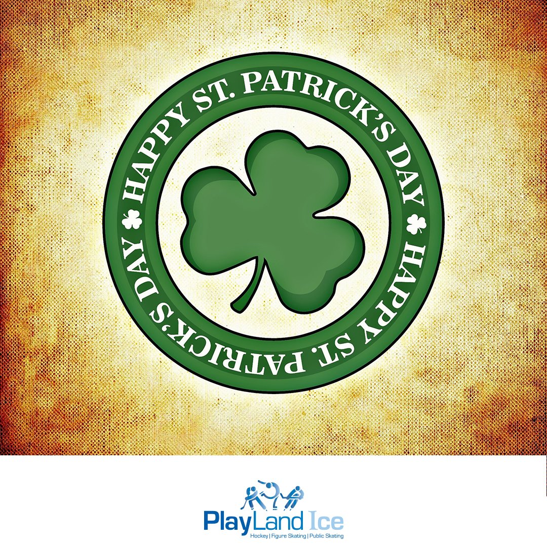 PlayLandIce's tweet photo. Happy St. Patrick's Day! Wishing you a bit of Irish luck today and always! 🍀 https://t.co/5Gu8zdNGh5