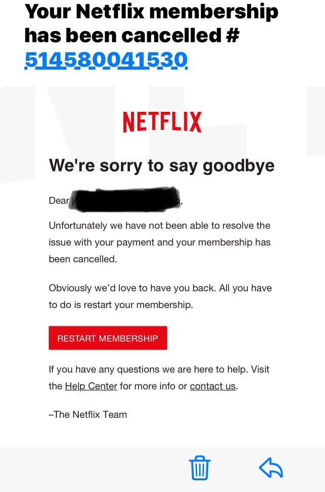 jchronowski47's tweet image. Oh slick now that people are stuck indoors #ScamAlert @netflix #SpoofEmail