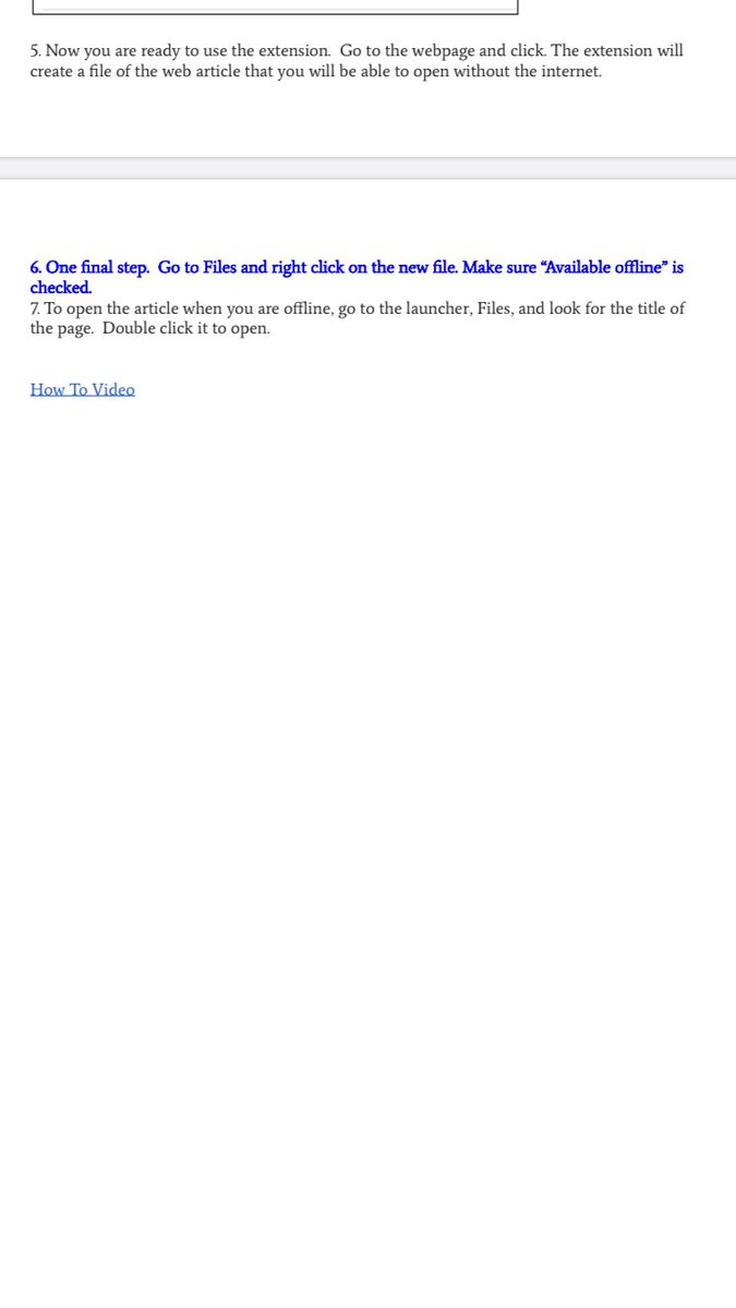 How can you do school work at home without internet?? Mrs. Mitchell hooked us up with some directions!     Students, the bus will run tomorrow to pick up your #Chromebook and bring it to school for our IT team to get it loaded up with your assignments!