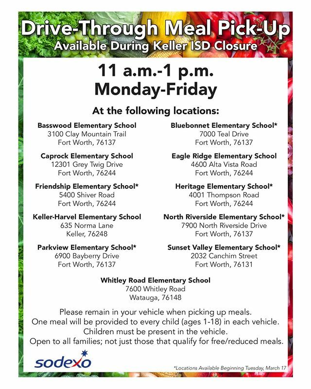 ✨Bright side✨ Yesterday, KellerISD and Sodexo served nearly 1000 students yesterday and has now added more campuses! Please share this info with our Keller families.