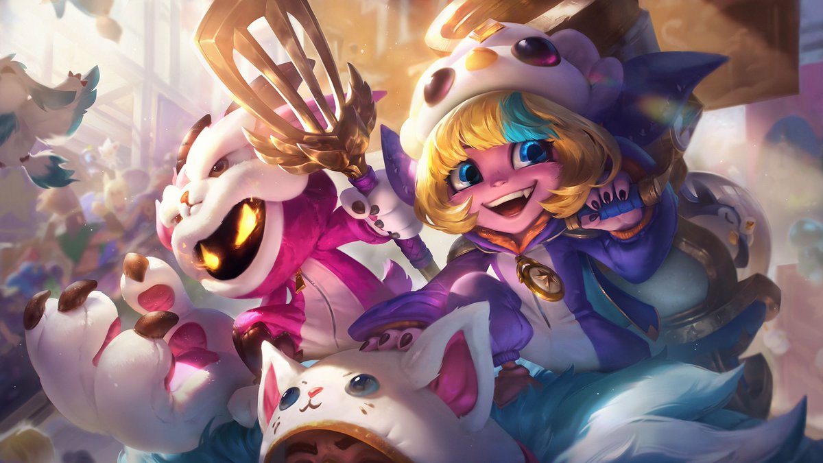 Tristana and Veigar are cosplaying Teamfight Tactics Little Legends for this year’s April Fools skins! riftherald.com/lol-skins/2020…