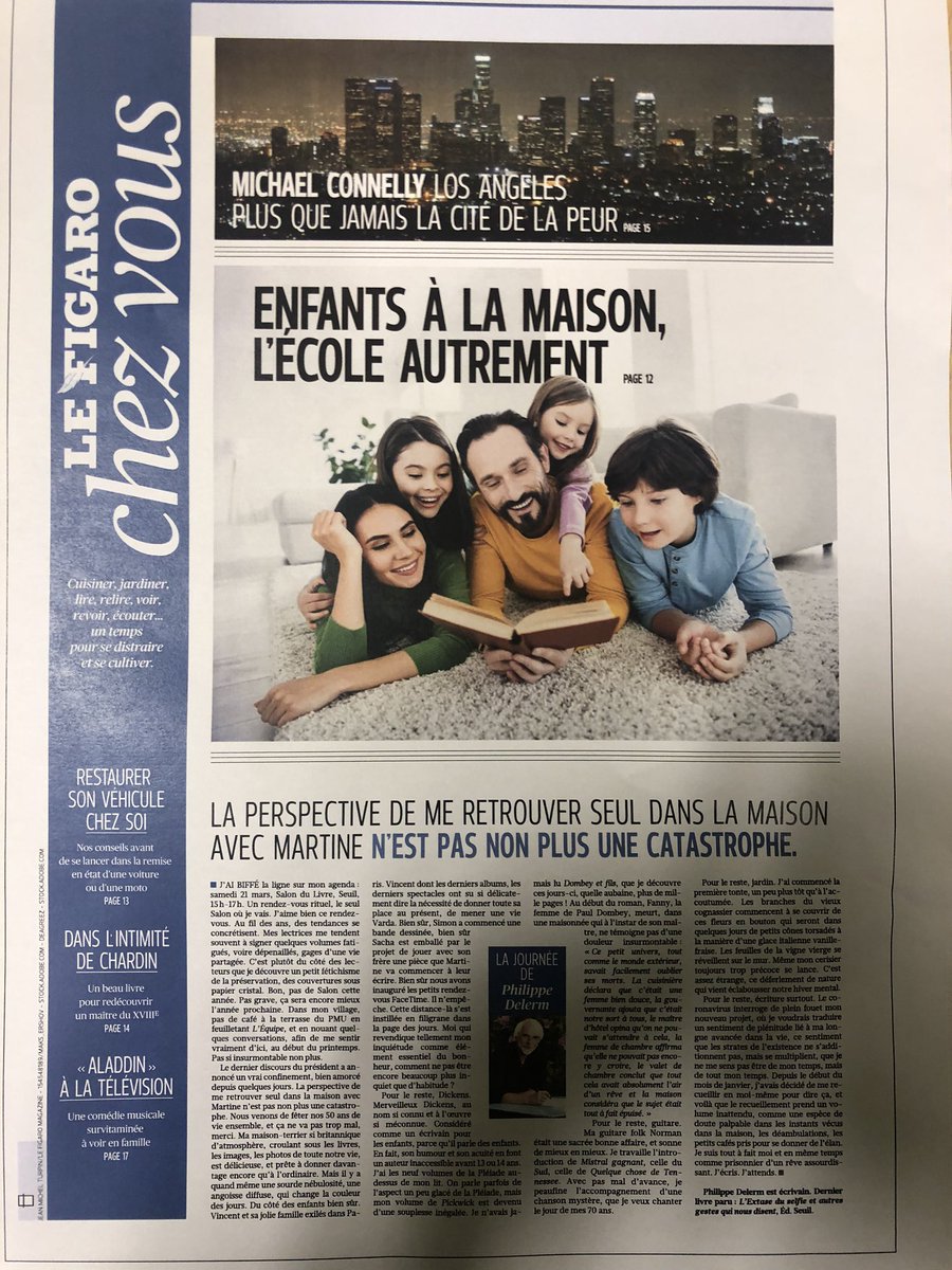 abrezet's tweet image. Demain dans @Le_Figaro un nouveau cahier « Le Figaro chez vous ». 8 pages (réalisées -ou presque- en télétravail) pour lire, relire, voir, écouter, apprendre, jouer, se distraire et élargir votre horizon pendant le grand confinement #Faireface