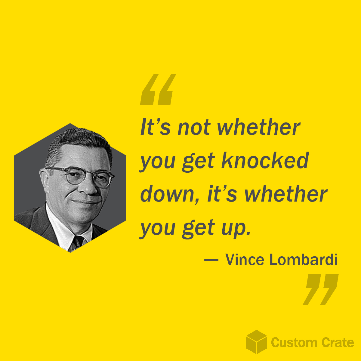 TheCustomCrate's tweet photo. SPARK QUOTE:
A weekly quote to help spark your inspiration!

#Inspiration #Motivation #Lombardi https://t.co/49uP14Mc9f