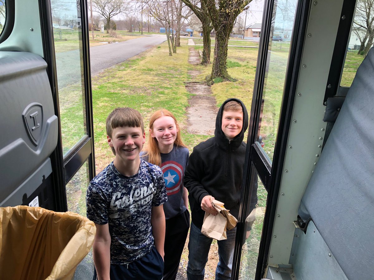 Proud to be a Bulldog!! Great team effort to get 248 meals delivered today. Get the word out so our kids are fed during these crazy time