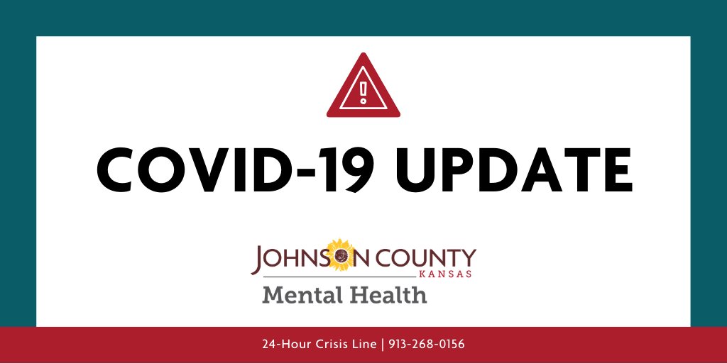 JOCOMNH's tweet photo. In response to the COVID-19 pandemic, Johnson County Mental Health Center has made service adjustments, including suspending non-emergency face-to-face services, through April 6.

For the full list of service updates, please visit https://t.co/cbtxpE8aNY.

#covid19 #mentalhealth https://t.co/YtI47kWIRE
