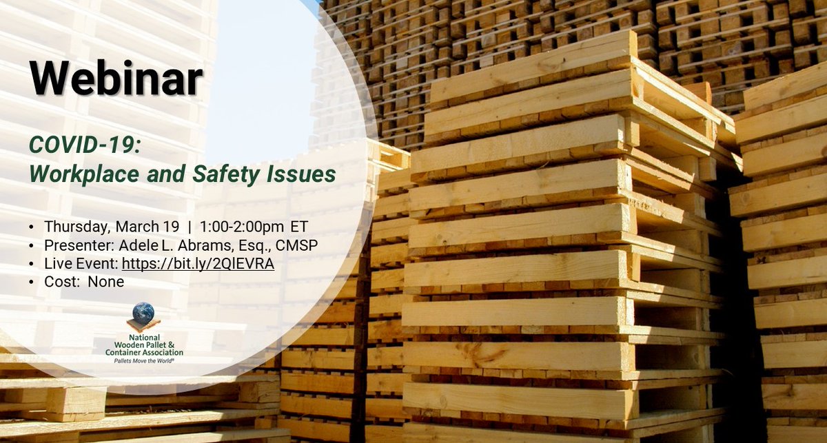 Tweet by National Wooden Pallet & Container Association