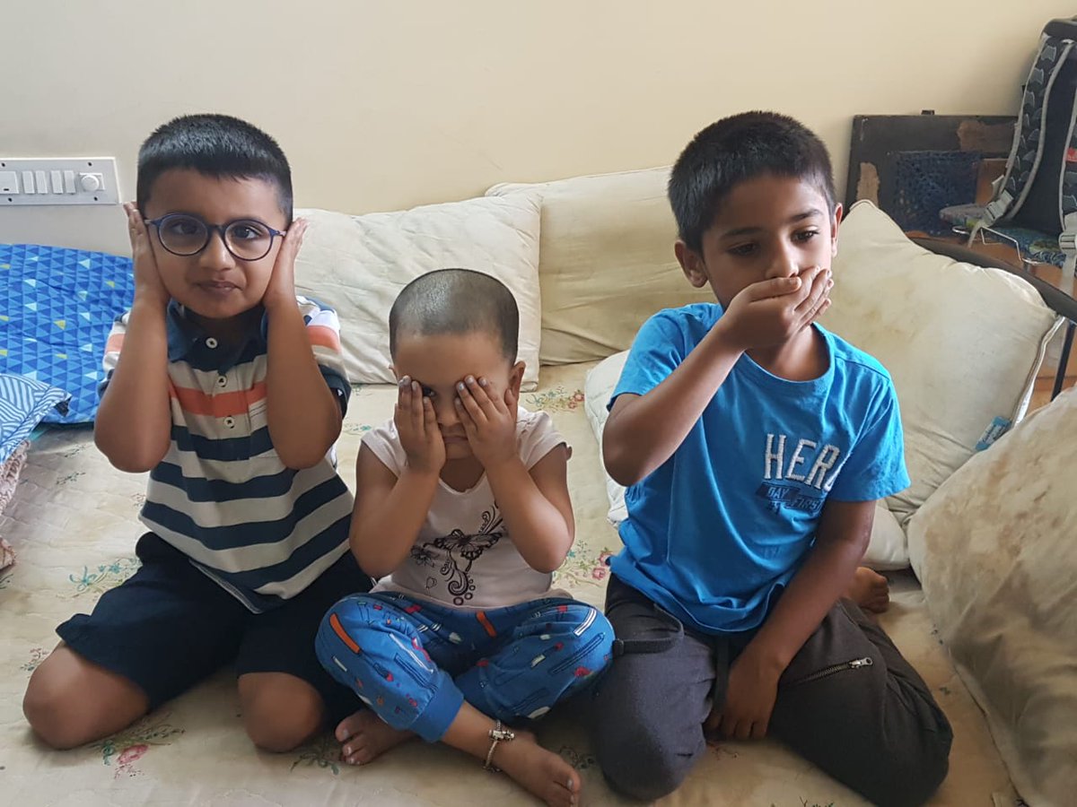 jayashrisurya's tweet photo. #ThreeWiseMonkeys #RolePlay #InThisTogetherDubai #SocialDistancing #StaySafeStayHome #DontSpreadRumours #StayFocused #DontListenToRumours #MathBrainTeasers #PrettyBallerina @KHDA @nazia_khatir @DavidMonisha @GMA_Primary @KNargish @DxbModern https://t.co/rMGDZLL5jV