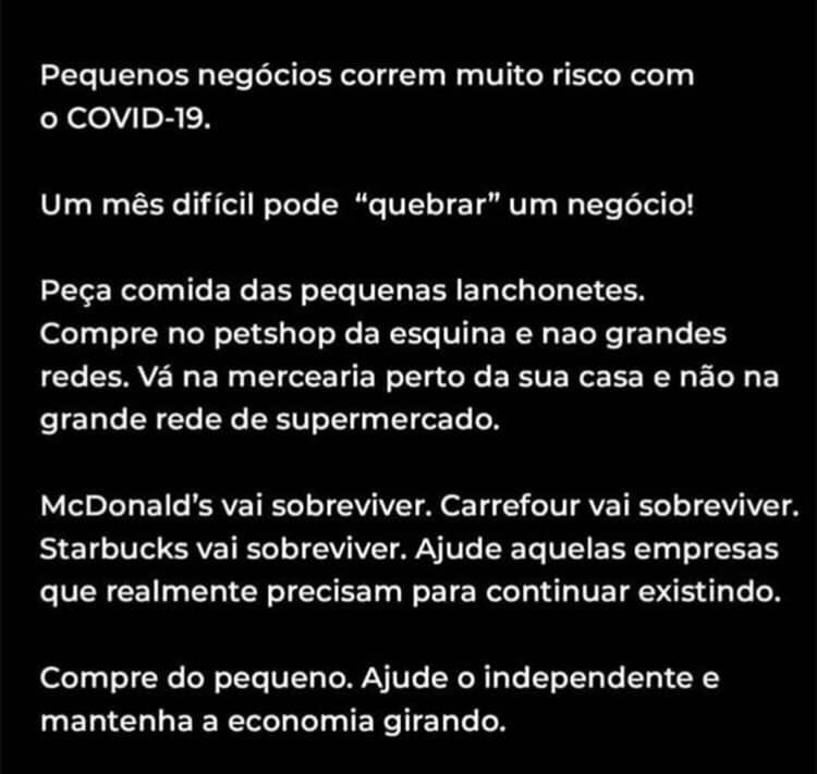 Ajude os negócios locais #AchateaCurva #Solidariedade