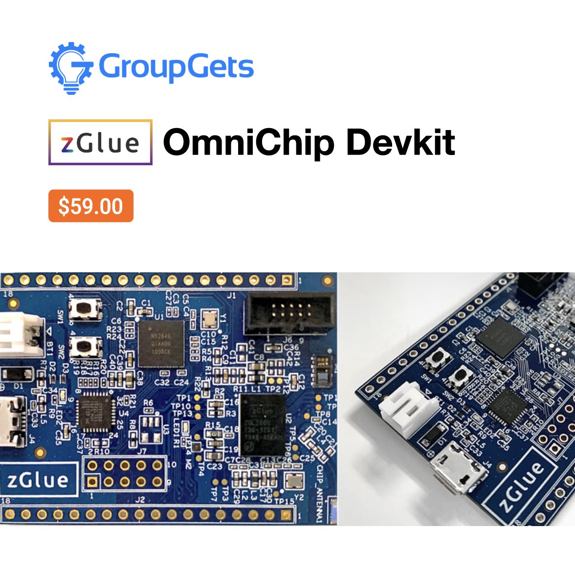 zGlue is bringing #Omnichip #Devkit to <a href="/groupgetscom/">GroupGets</a>!
OmniChip Devkit is a stand-alone development board for smart home, #consumer #wearable #IoT devices and #AI solutions. It’s on sale for $59.00 + shipping! Kick off your journey with us today: groupgets.com/campaigns/733-…