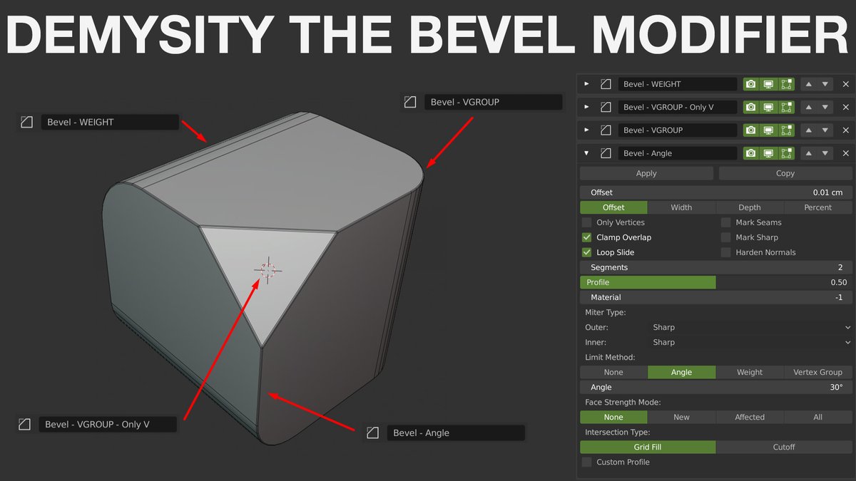 Pitiwazou 3d Freelancer Demystify The Bevel Modifier On Blender 2 T Co 1fccllfskw Speedflow T Co Rxrmkjbarm d Blender3d T Co Zipn62o0ws