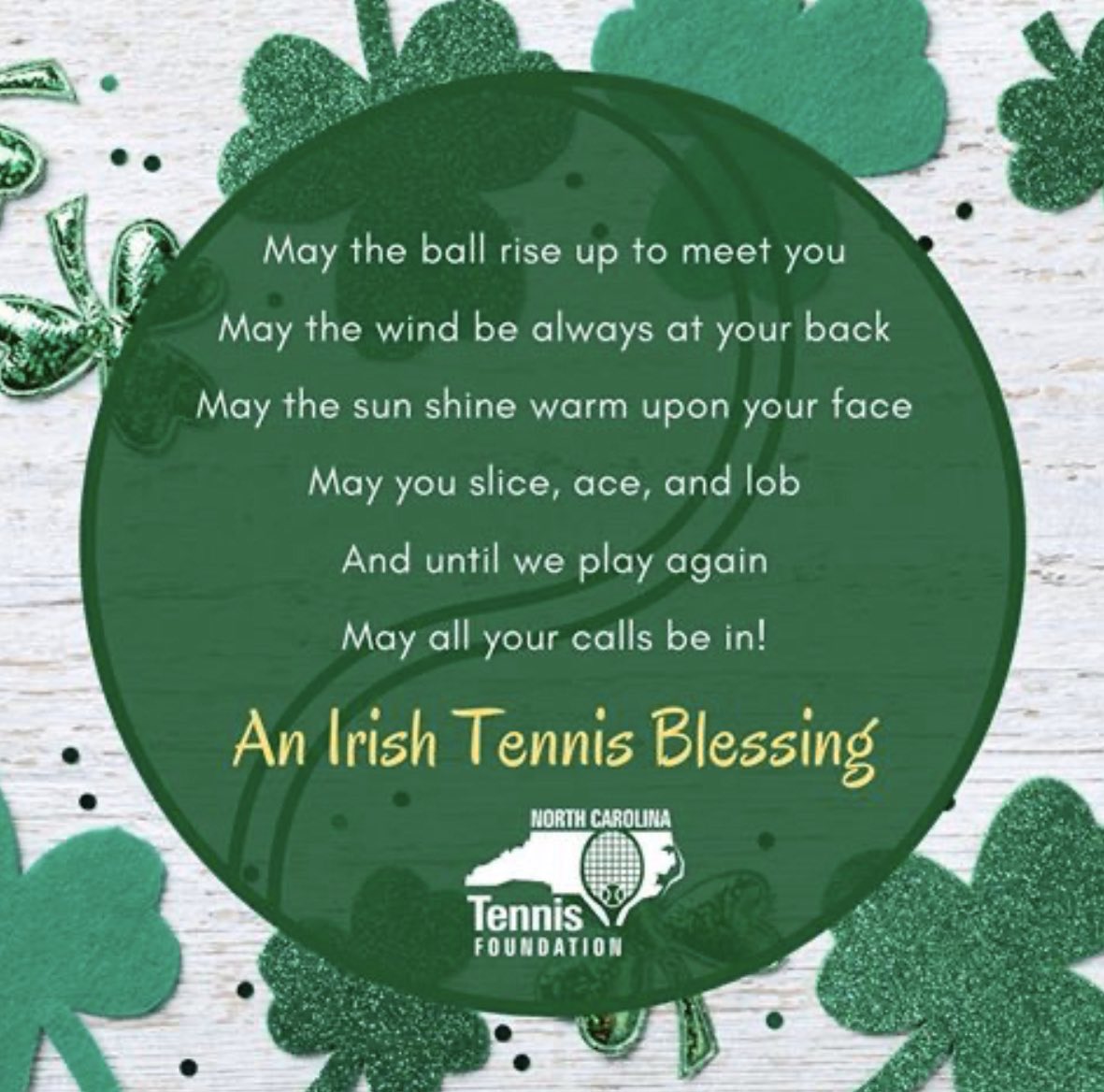 ok10sfoundation's tweet photo. Happy St. Patrick’s Day!! 🍀🍀
#westartwithlove❤️🎾 #luckoftheirish #oktennisfoundation #bettertogether #stpatricksday #oktennis #ustamovalley #ustaok
•• repost from the @NCTF61 •• https://t.co/jjuXJpbCkR
