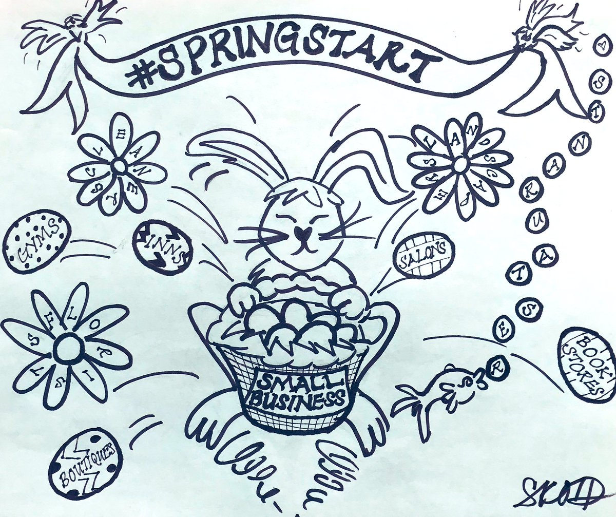 ShannonODKOMO's tweet image. Spring 🐰 begins this week! So let’s #SpringStart our small businesses so they can stay afloat. Those that are able: get gift cards, certificates or punch cards from #ThreeThisThursday to use at a future time. Vernal equinox  = renew and regrow. 💐