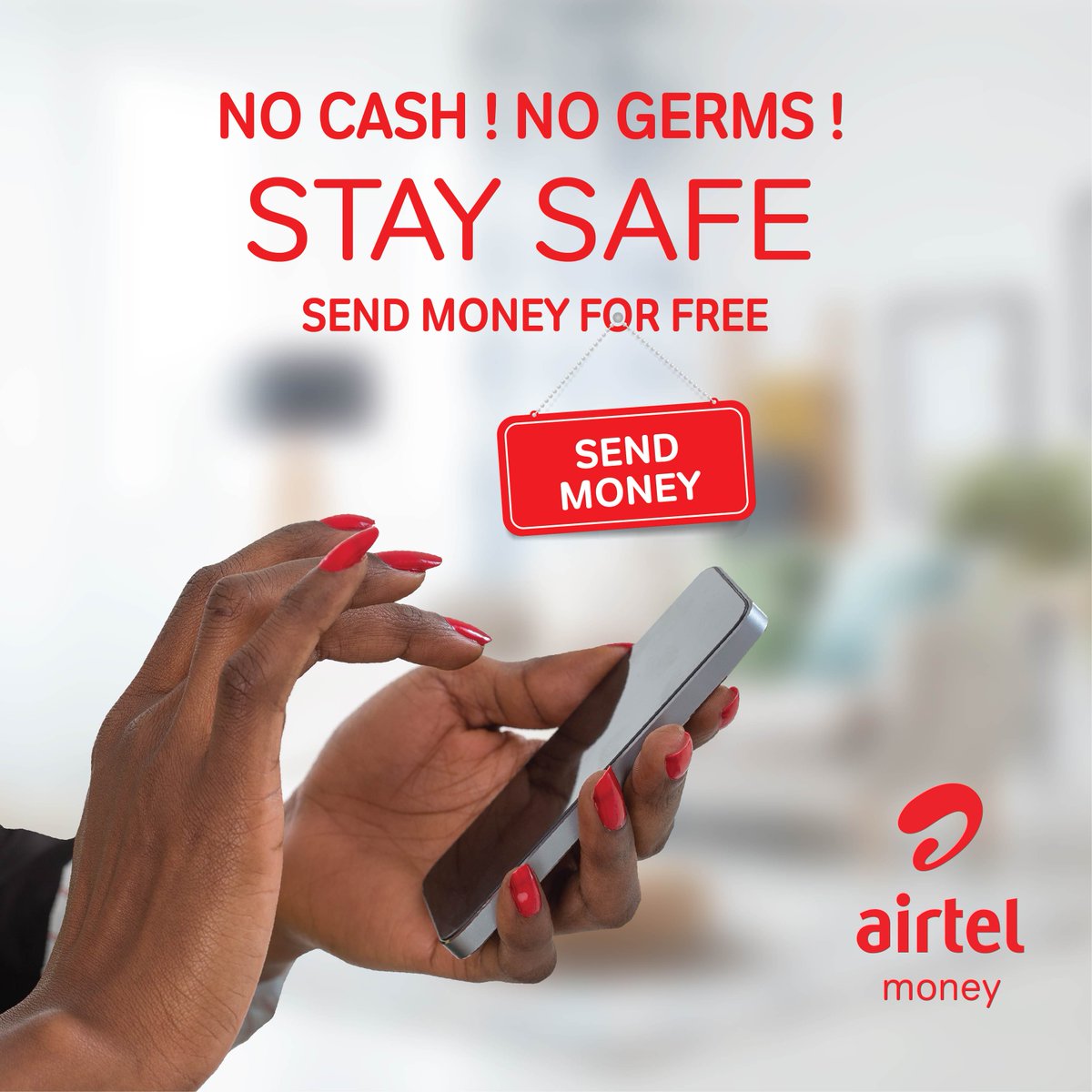 airtelrw's tweet photo. Throughout the day we received an incredible amount of feedback on our free #AirtelMoney campaign. It has allowed many to work from home, safe and clean but still transacting. #Mukazikose #staysafe #gocashless @MusoniPaula @rwangombwajRW @SorayaMHlive  @IBMuhizi @pnyirishema https://t.co/i3FY4EX7e9