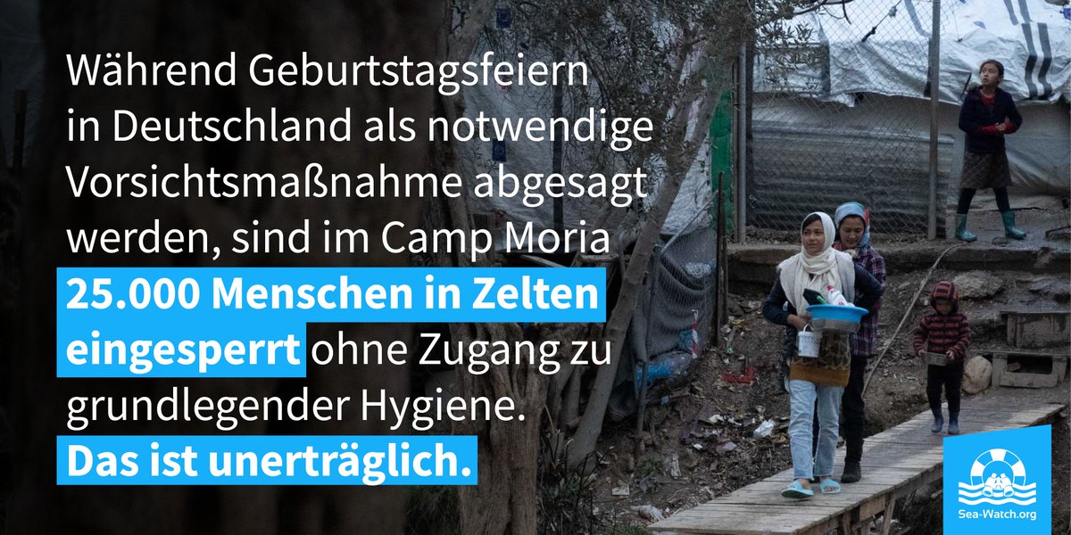 Es ist ernst, sagen unsere Partner auf #Lesbos 
Hilf jetzt mit, die #Corona-Katastrophe zu verhindern und fordere <a href="/vonderleyen/">Ursula von der Leyen</a>, die @EU_commission und die #EU-Regierungen auf, Flüchtende umgehend aufzunehmen.

#LeaveNoOneBehind Wir lassen niemanden zurück! leavenoonebehind.de