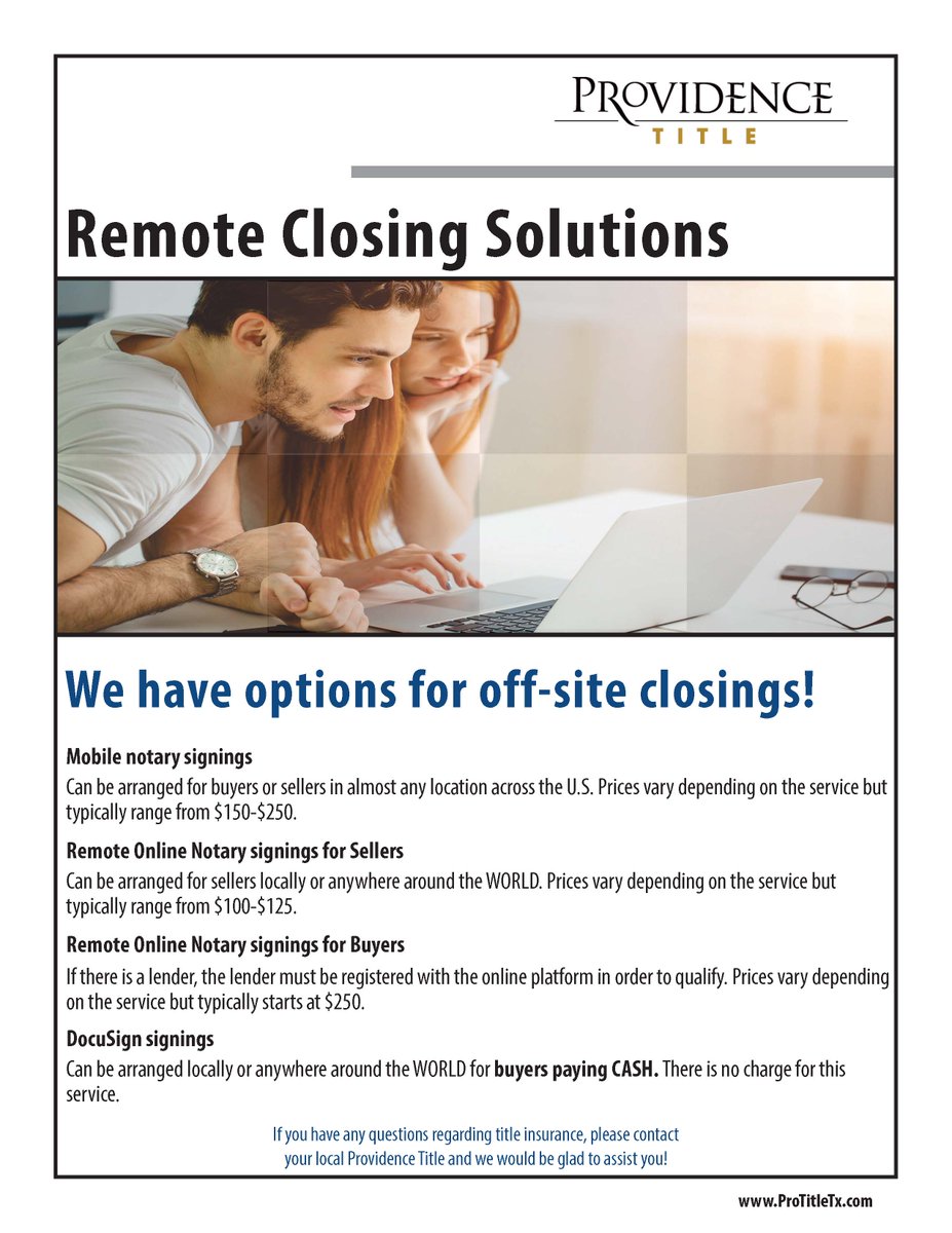 providencetitle's tweet photo. We have options for off-site closings...
#ProvidenceTitleCompany https://t.co/Rf7RYgGwcw