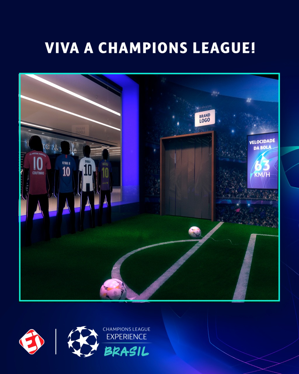 Champions League Experience Brasil é espaço temático para fãs de