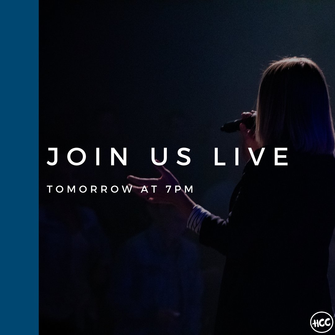 HCCLife's tweet photo. DON'T MISS THIS! 

We will be going live on our Facebook page tomorrow at 7PM! Pastor Curtus will be sharing a word that the has on his heart. We look forward to you joining us right from the comfort of your own home!

#hcclife
#knowsharetogether
#youbelonghere https://t.co/on1RrFA0Nr