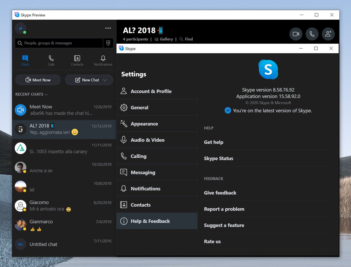 mspoweruser's tweet image. Microsoft replace Skype UWP app with Desktop Electron version - mspu.co/33p1oCw