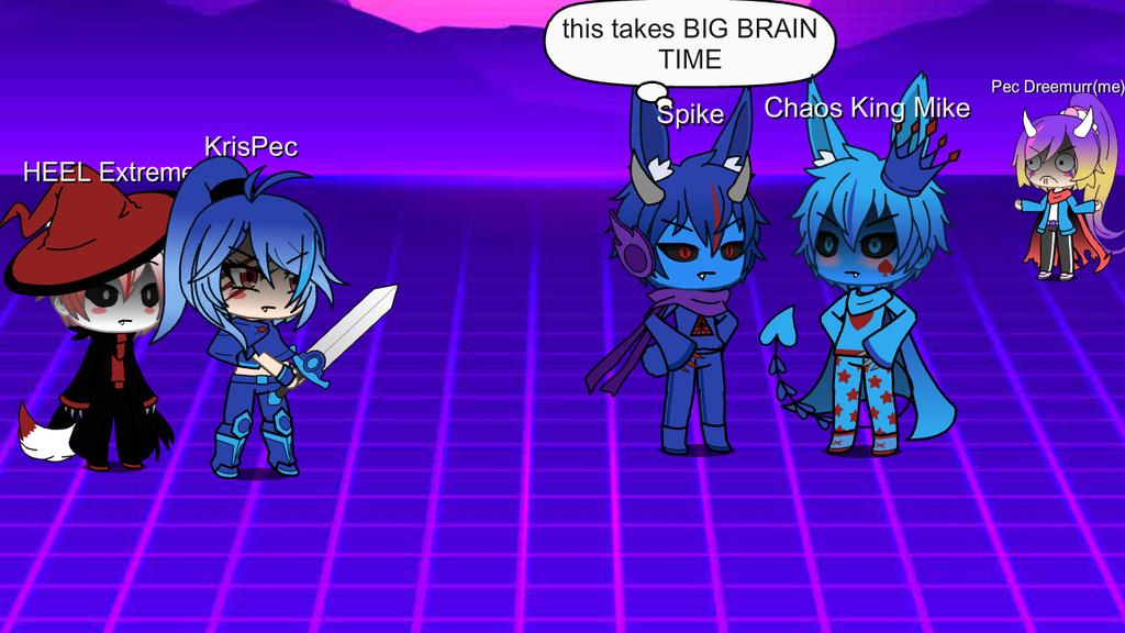 Wasatavi's tweet image. "This takes BIG BRAIN TIME"

@SSlayer0666 
@MGamer023 
with @BrianaExe flying into CHAOS