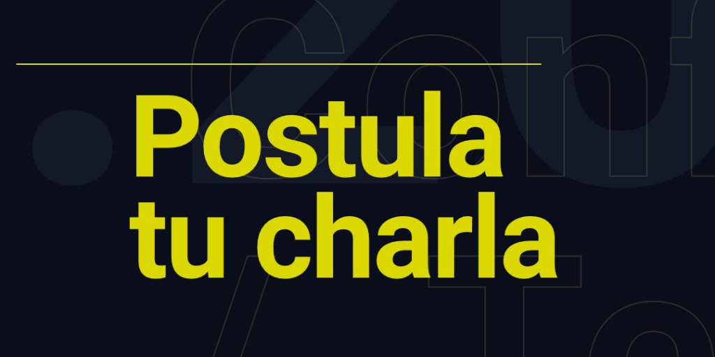 gitconfco's tweet image. Aprovechemos este tiempo de quedarnos en casa para crear y aprender cosas nuevas ✨ 
Nuestro CFP está abierto 🥳 postula tu charla en papercall.io/gitconfco2020
📅 Fecha límite: 17 de abril