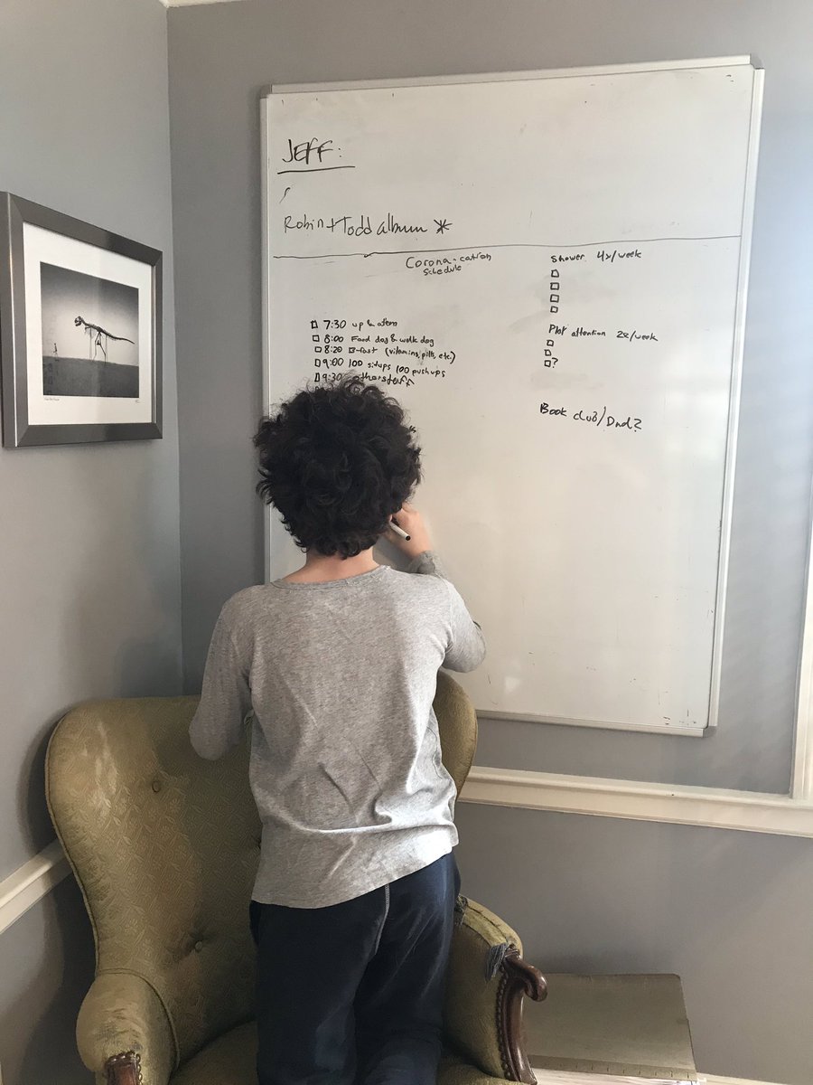 Day #6 #coronacation trying to make a #schedule for DS. #oyvey