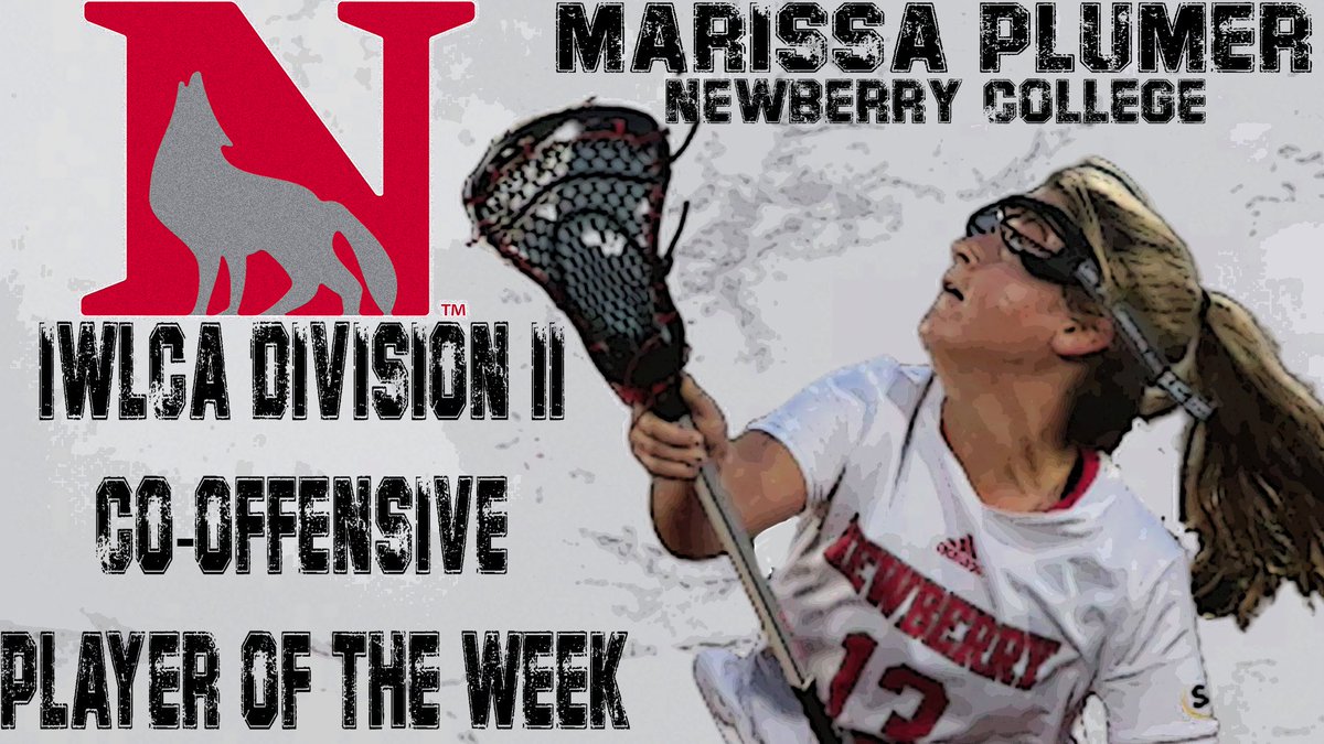 Newberry's Plumer Named IWLCA Co-Offensive Player of the Week! #SACWLAX <a href="/IWLCA/">IWLCA</a> <a href="/NewberrySports/">Newberry Wolves</a> <a href="/newberrywlax/">newberrywlax</a> 

Story:
thesac.com/sports/wlax/20…