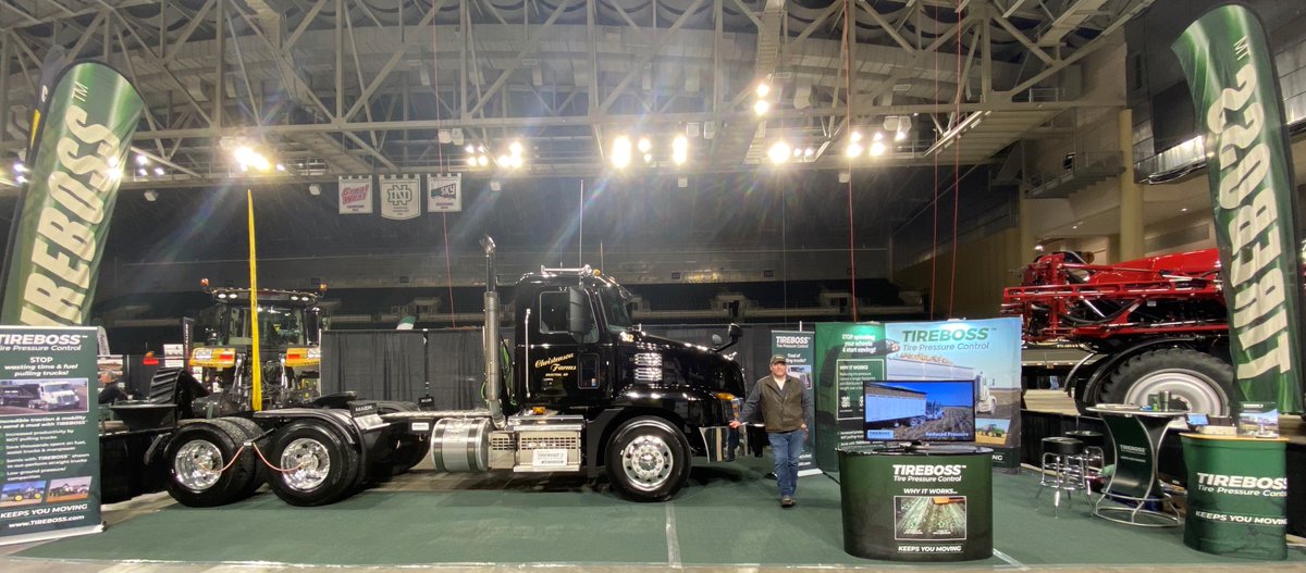 Tireboss's tweet photo. TIREBOSS™ would like to thank all the sugar beet farmers that came out to support us last week at the International Sugarbeet Institute within the Alerus Center in Grand Forks, North Dakota.   #TIREBOSS  #KeepsYouMoving  #Agriculture  #Sugarbeet https://t.co/pNBvUc9cOH