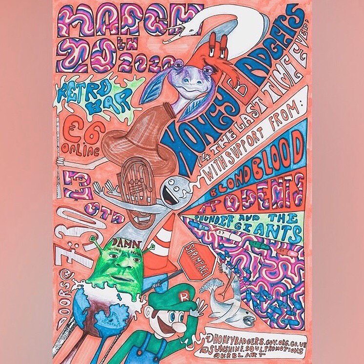 Unfortunately due to COVOID-19 being a dick, we are pulling out of the show at Retro on Friday 20th March. The health amongst our friends and supporters come before anything else. Stay safe y’all and we’ll be ready to do some big shit in the coming months!☀️ 
Wash those hands.