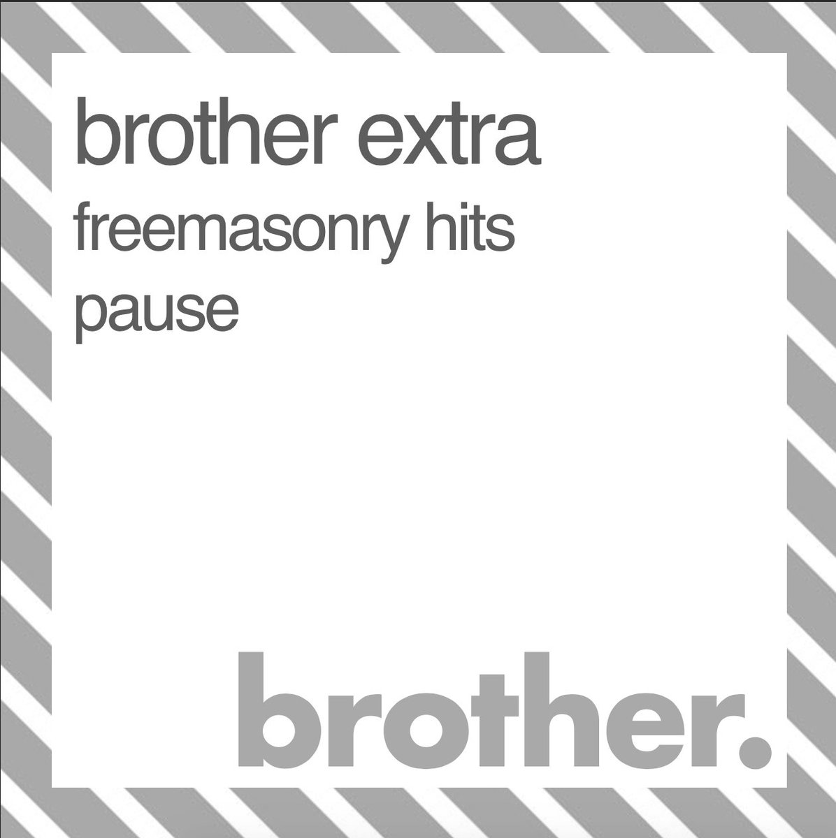 BrotherMasonic's tweet photo. "It's time to practice what we preach..." 

New #BrotherExtra is being uploaded now! 

Freemasonry Hits Pause. 

Please keep your eyes peeled for wherever you take in your #podcasts. https://t.co/a64CLMByXL