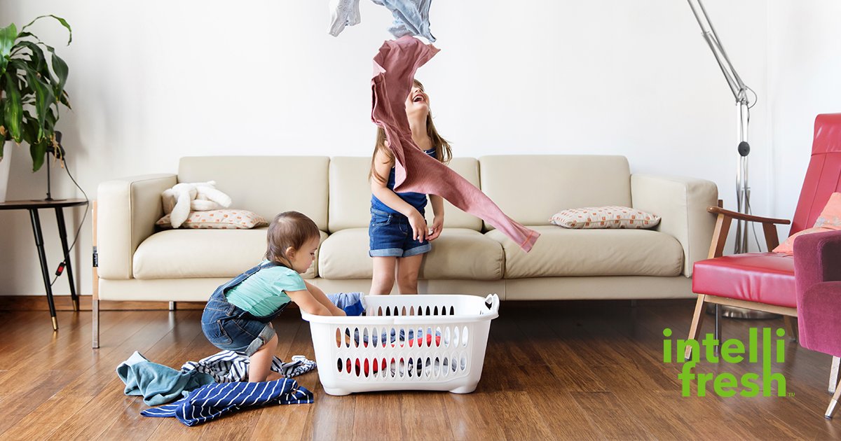 INTELLIFRESH's tweet photo. Stay home.  Stay healthy.  Stay Fresh.  #intellifresh prevents odor-causing bacteria from forming on fabrics. https://t.co/zdO0SpnQgQ