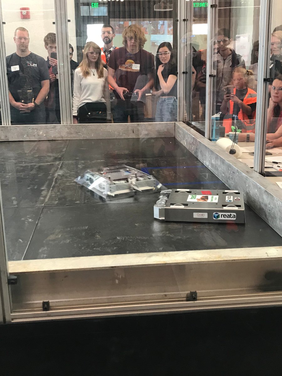 reataeng's tweet photo. We want to thank everyone at National Robotics League and the schools that participated in this years event! We had a blast and cant wait to participate next year! 
#Robotics #Engineering #Automation #Manufacturing #NationalRoboticsLeague https://t.co/ahWgPY7HVM