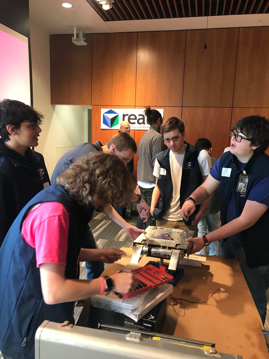 reataeng's tweet photo. We want to thank everyone at National Robotics League and the schools that participated in this years event! We had a blast and cant wait to participate next year! 
#Robotics #Engineering #Automation #Manufacturing #NationalRoboticsLeague https://t.co/ahWgPY7HVM