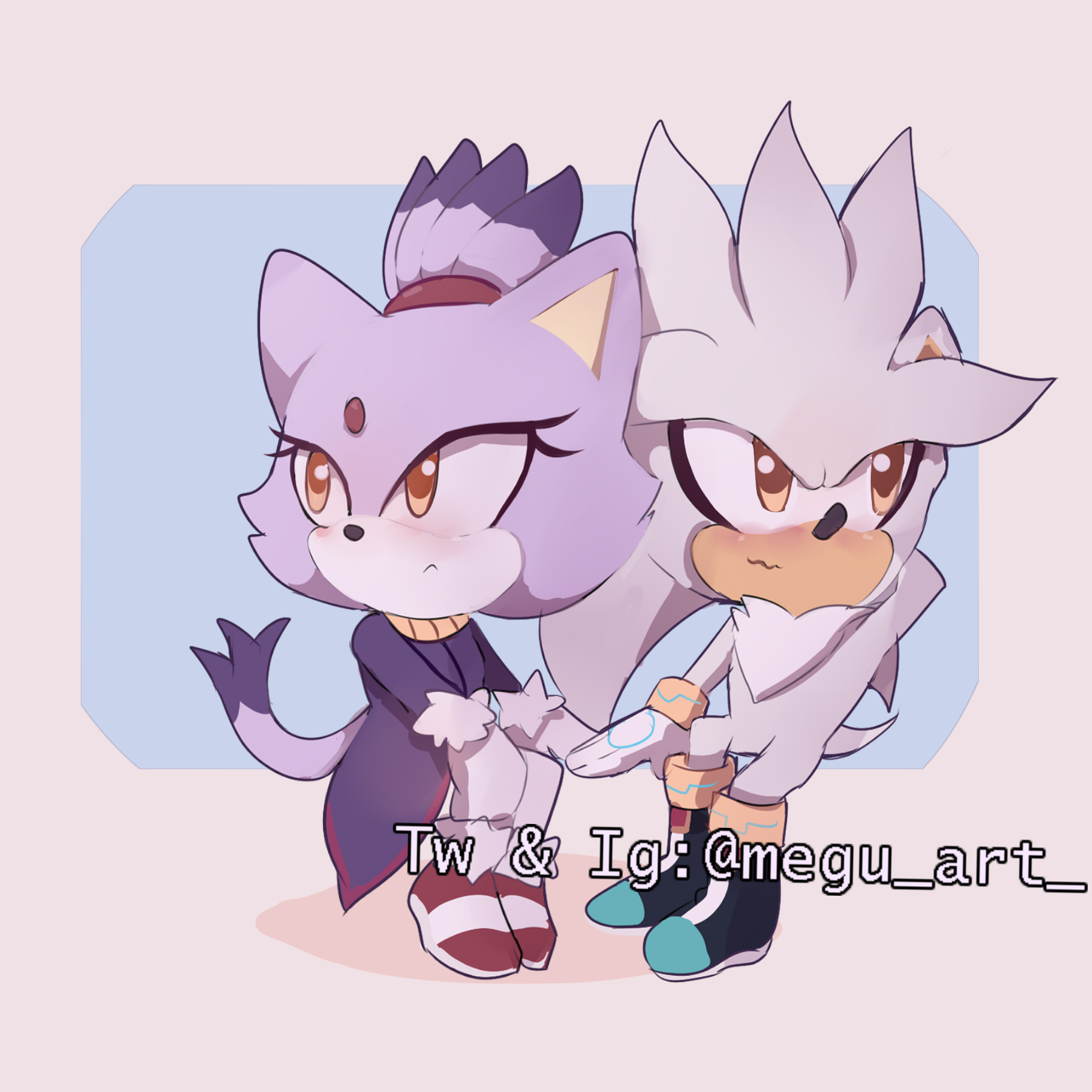 Megu on X: Sonamy/ Silvaze week day 4: Future Two kinds of families 🍝  (Click to see the full drawings!) #SonamySilvazeweek2021   / X