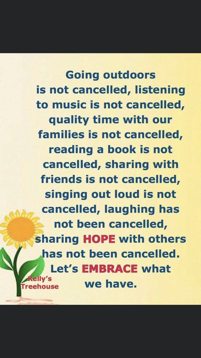 RWE, let’s take this time to enjoy all that we have. #thankfulthoughts #countourluckystars
