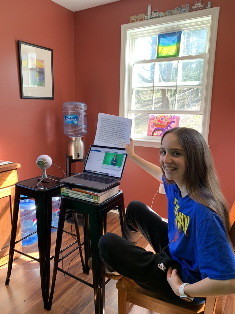 hoetzlein's tweet photo. The process:
Updating my website ~1 hour
Writing a script ~1 hour
Rehearsing/Filming ~1 hour
Editing the video ~1 hour
Uploading/Sharing ~1 hour
Final Product ~10 minutes
My studentsโ reactions:
PRICELESSโค๏ธ
#apgov #DigitalLearning #OnlineTeaching https://t.co/VTlGzlvUQR