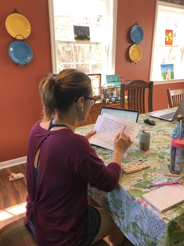 hoetzlein's tweet photo. The process:
Updating my website ~1 hour
Writing a script ~1 hour
Rehearsing/Filming ~1 hour
Editing the video ~1 hour
Uploading/Sharing ~1 hour
Final Product ~10 minutes
My studentsโ reactions:
PRICELESSโค๏ธ
#apgov #DigitalLearning #OnlineTeaching https://t.co/VTlGzlvUQR