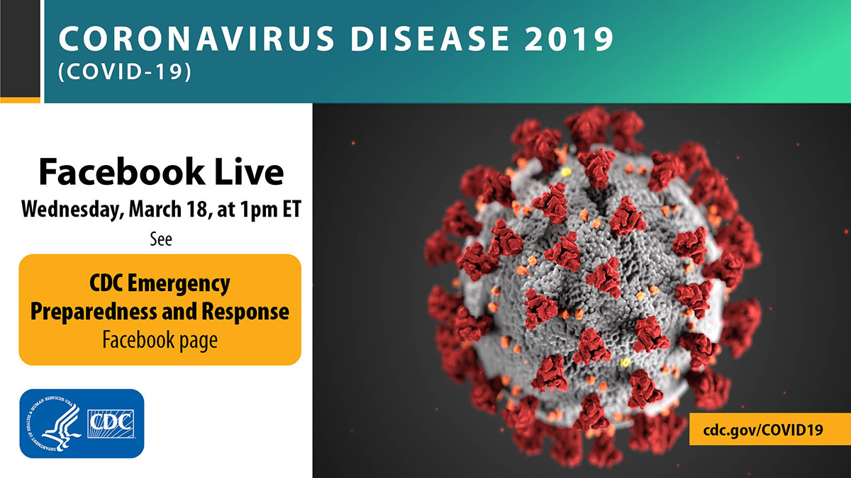 CDCemergency's tweet photo. Special Webinar on March 18 @ 1 PM ET: Answering 20 Questions about #COVID19. Join CDC to learn the latest about the #outbreak &amp; how organizations &amp; the public can help. More info: https://t.co/Yp6hv8Hjjy https://t.co/cBv837S1br