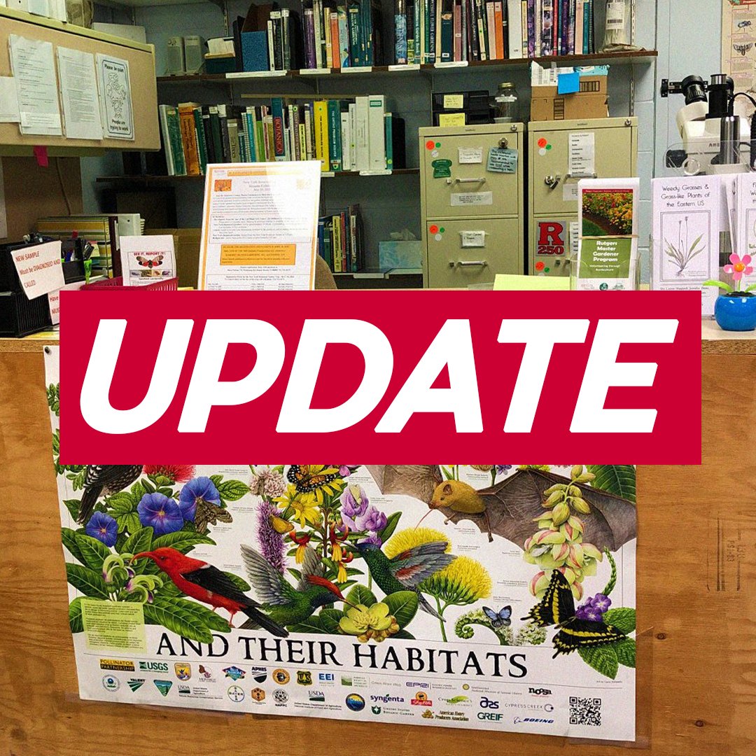scnjrmg's tweet photo. As a quick update, please note that the Rutgers Master Gardener Hotline will not be in operation until the foreseeable future.

We will continue to keep you up-to-date. 

Thank you. https://t.co/fyRlGgVd0S