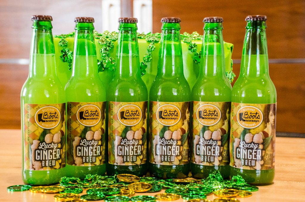 Happy St. Patrick's Day! Make it your lucky day with Boots' Ginger Brew. #Sodalicious