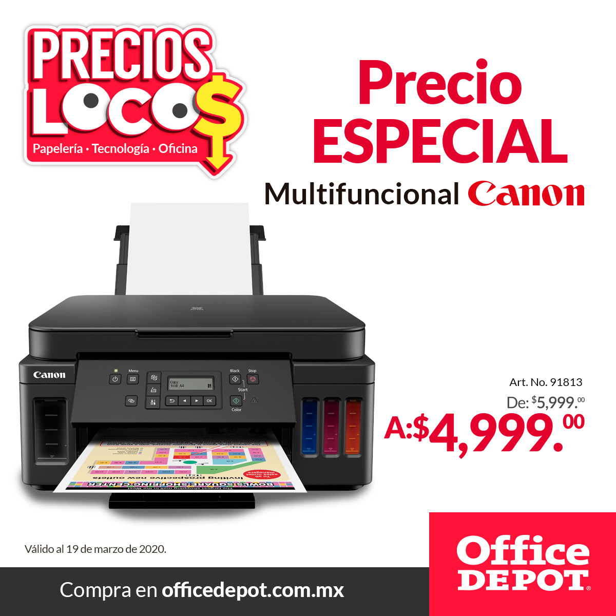 Arriba 94+ imagen impresoras office max Abzlocal.mx