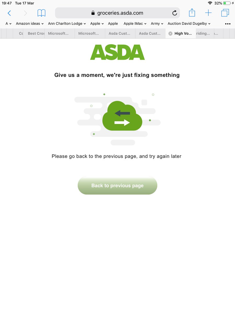 majordave's tweet photo. Just been told today by ASDA 90% of the order I placed for my 84 year old disabled mother a week ago is not available. Link says please feel free to add to your order before midnight. This is what you get. What a joke. I know I’m not alone. Sorry for anyone relying on ASDA https://t.co/WcFDdUyTLq